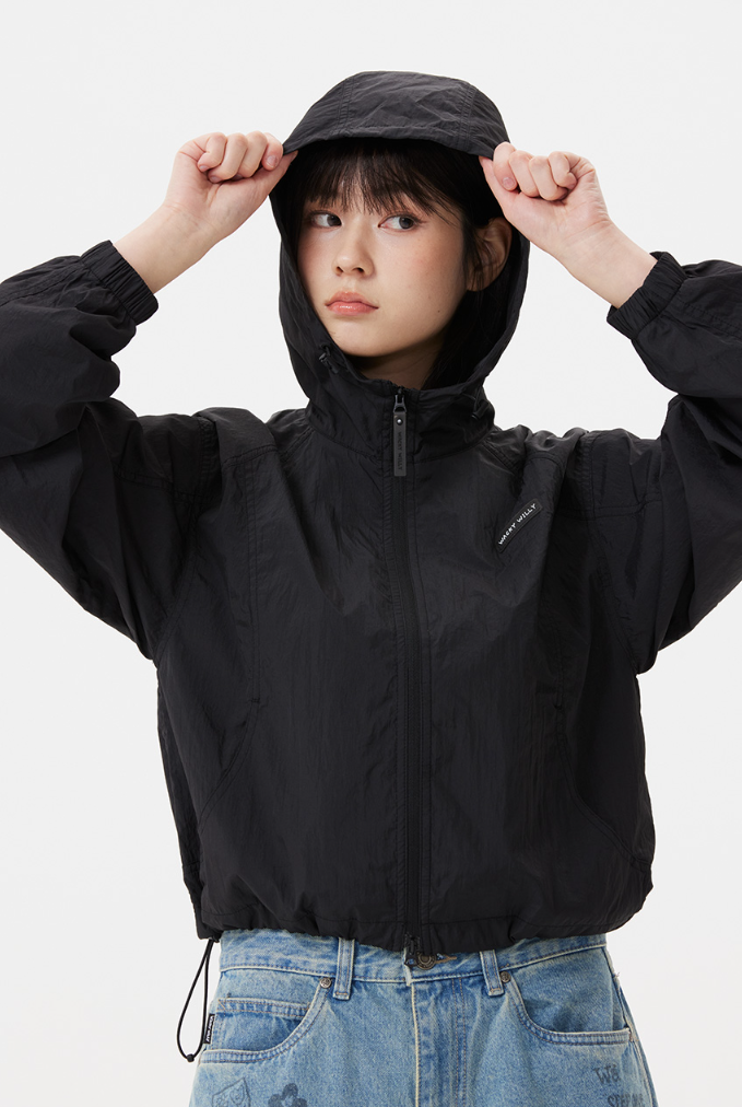 【直播】WACKY WILLY LL0919873 女裝連帽拉鏈外套