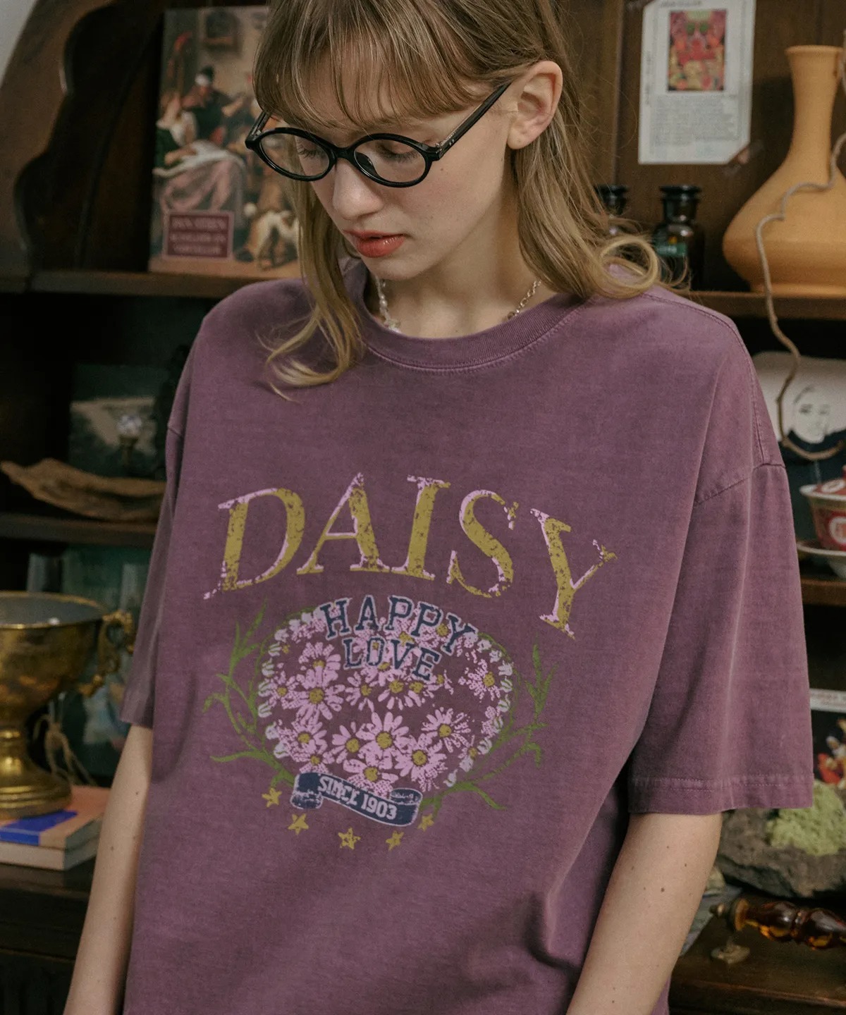 CPGN STUDIO Daisy Pigment Short Sleeve T-shirt