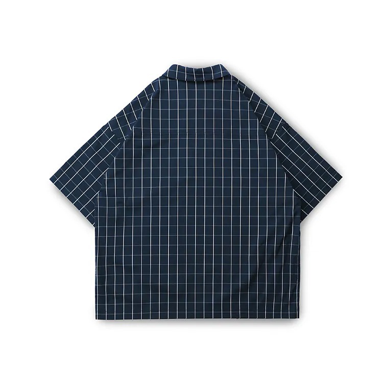 B-SIDE PULLOVER CHECKED SHIRT