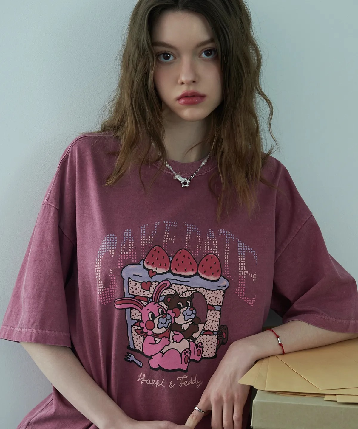 CPGN STUDIO Cake Date Pigment Short Sleeve T-shirt