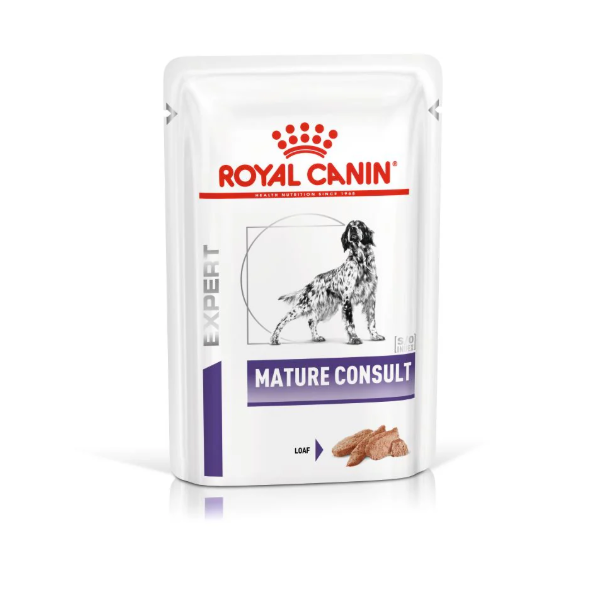Royal Canin - 獸醫配方 - Mature Consult (Pouch) 高齡犬健康管理處方濕包 85g (原箱12包)