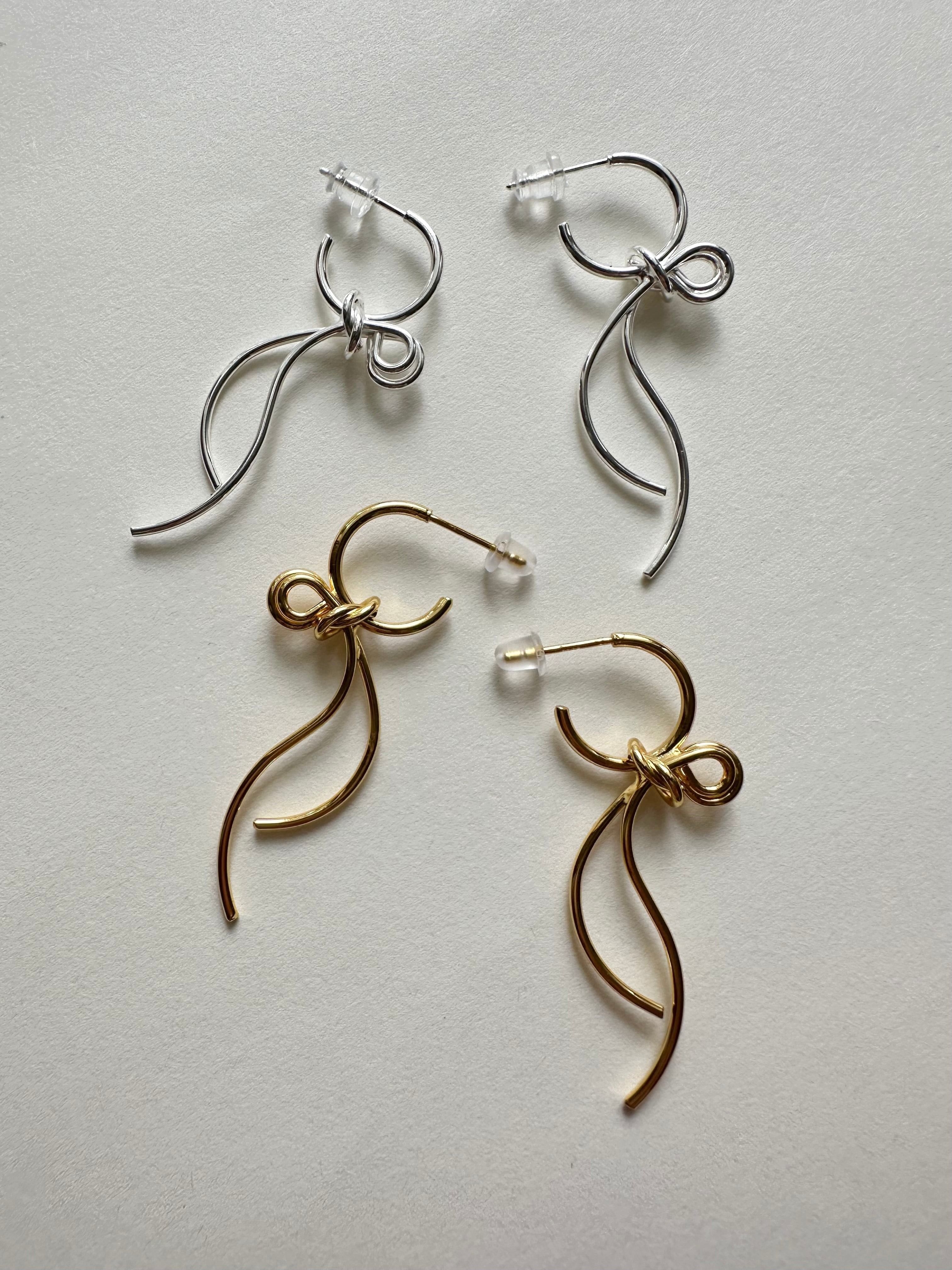 S925 float ribbon pierce