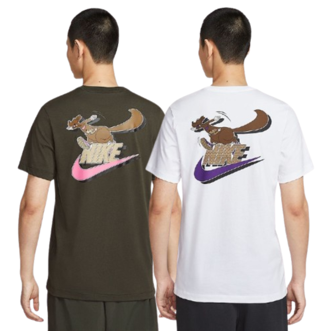 Nike Sportswear Tee 袋鼠勾勾 白 HQ9165-100 綠 HQ9165-355 IX