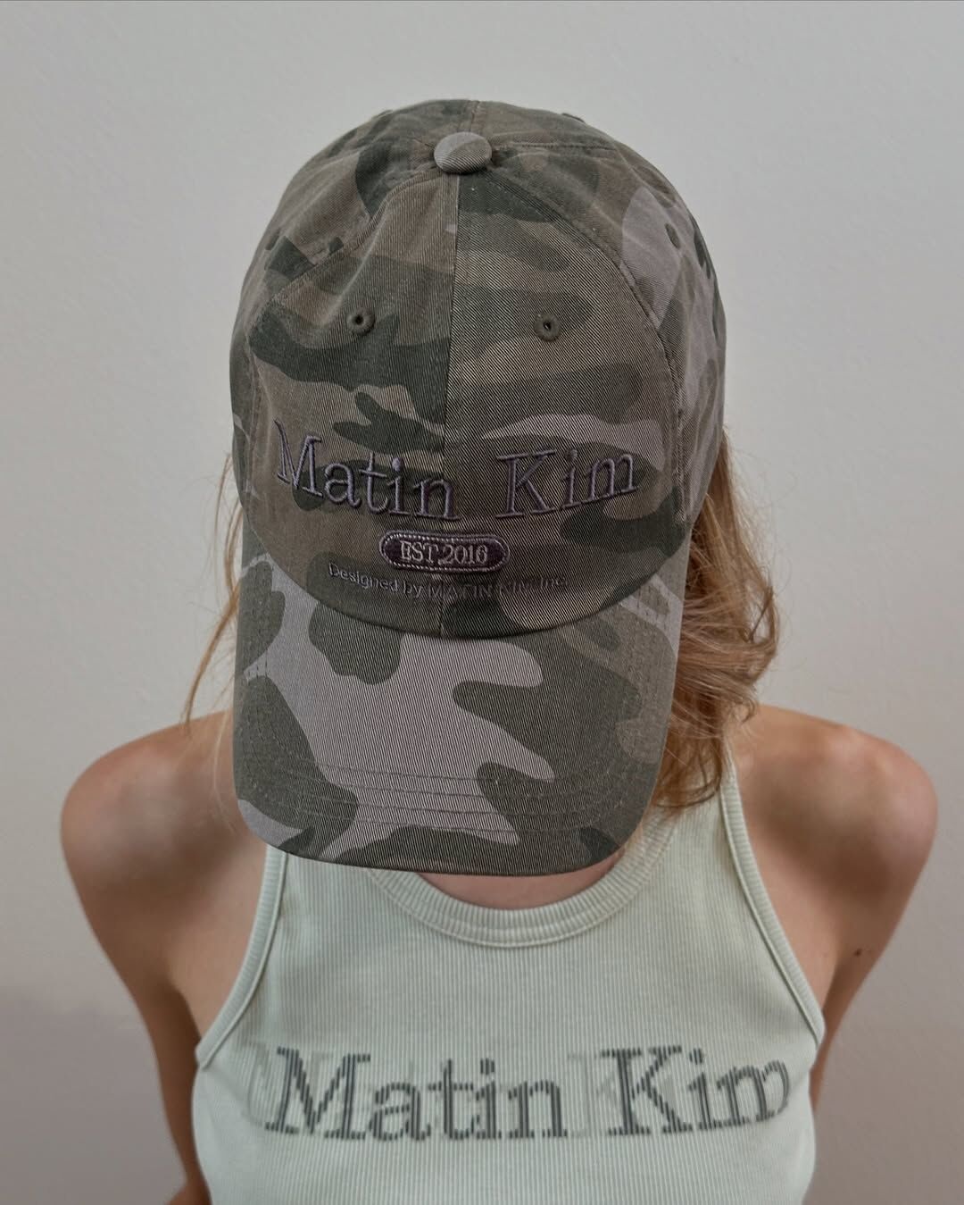 CAMOUFLAGE LOGO BALL CAP