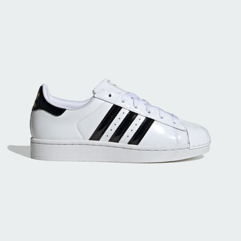 男女鞋 ADIDAS SUPERSTAR II 2 白色 貝殼頭 亮漆皮 經典 休閒鞋【JS4010】