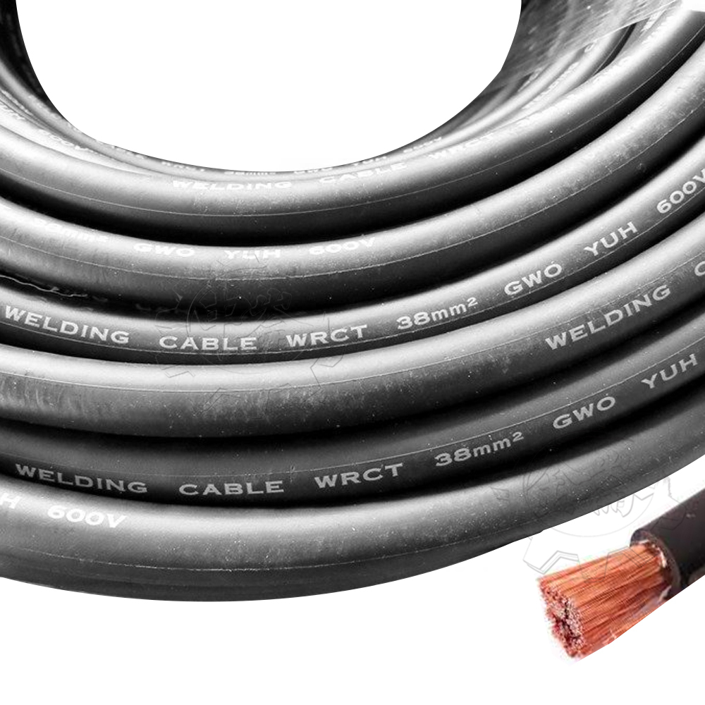 ＊中崙五金【附發票】國裕牌 30米 / 50米 / 100米 足量38平方電焊線 電銲電纜 電焊機專用線