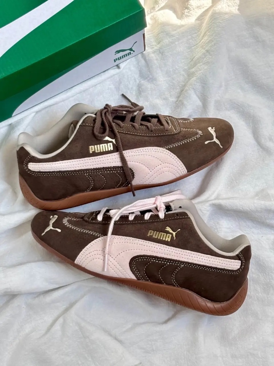 PUMA SPEEDCAT WINE CLUB 摩卡奶杏 外縫線 荔枝皮 仿皮革 麂皮 拼接 賽車鞋 復古 男女鞋 402562-01 / 預購