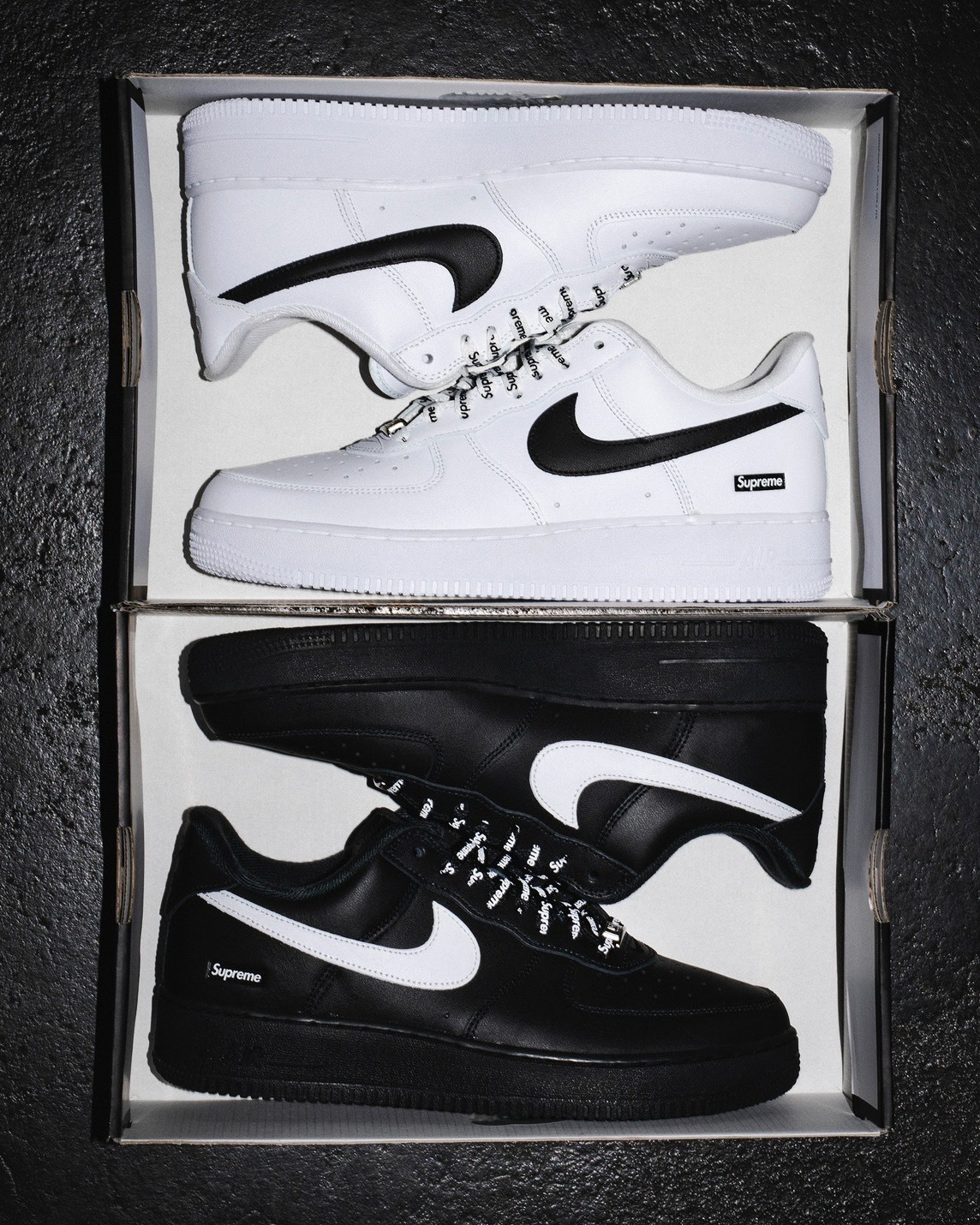 iSNEAKERS｜Supreme x Nike Air Force 1 Low "Black/White" 黑 CU9225-002 白 CU9225-102