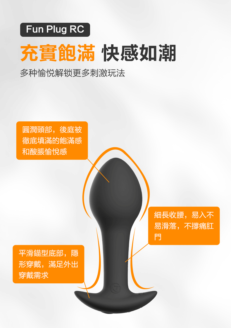 Nomi Tang - Fun Plug Set 新手後庭肛塞震動套裝