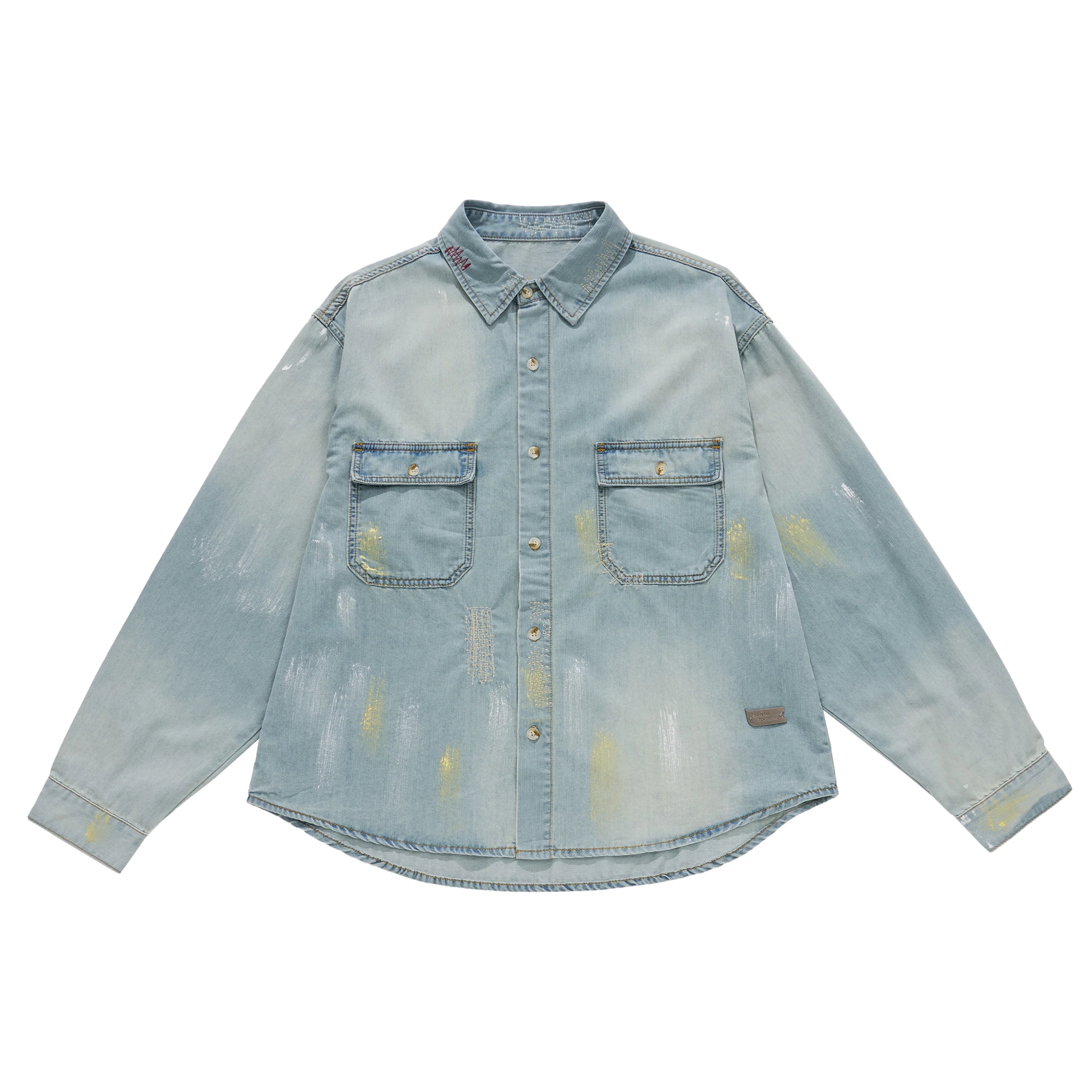 【車庫服飾】sense Ageing Wash Denim Shirt 仿舊牛仔襯衫