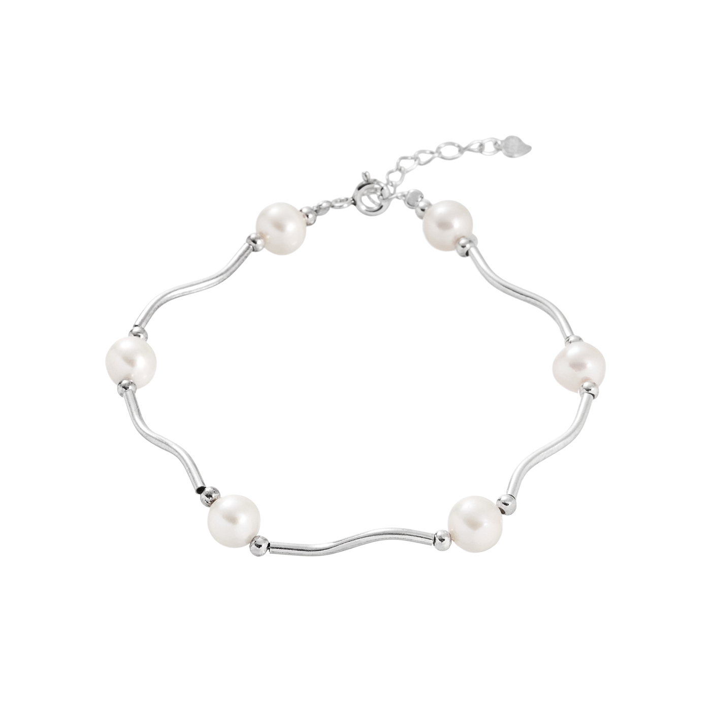 純銀,珍珠,手鍊,平價飾品