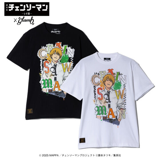 237455 Pbandai 預訂 2025/12月 劇場版『チェンソーマン レゼ編』×glamb Denji T-shirt II