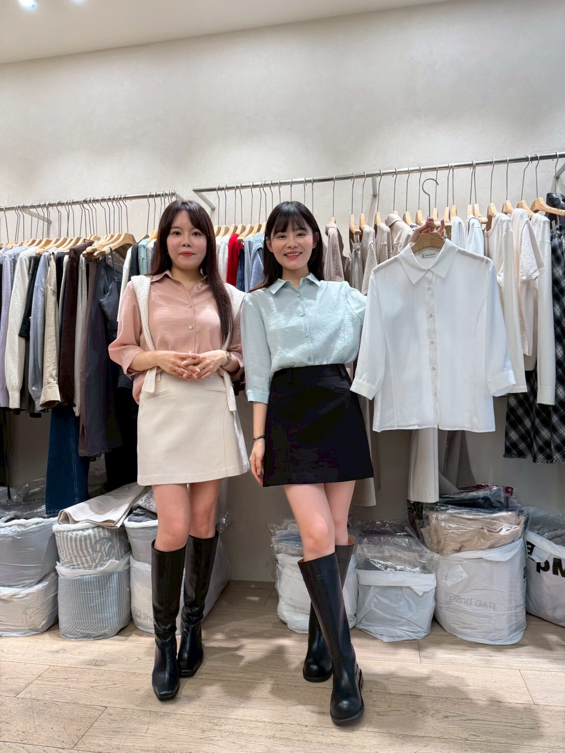 SG5025 天絲Polo領排口中長袖上衣