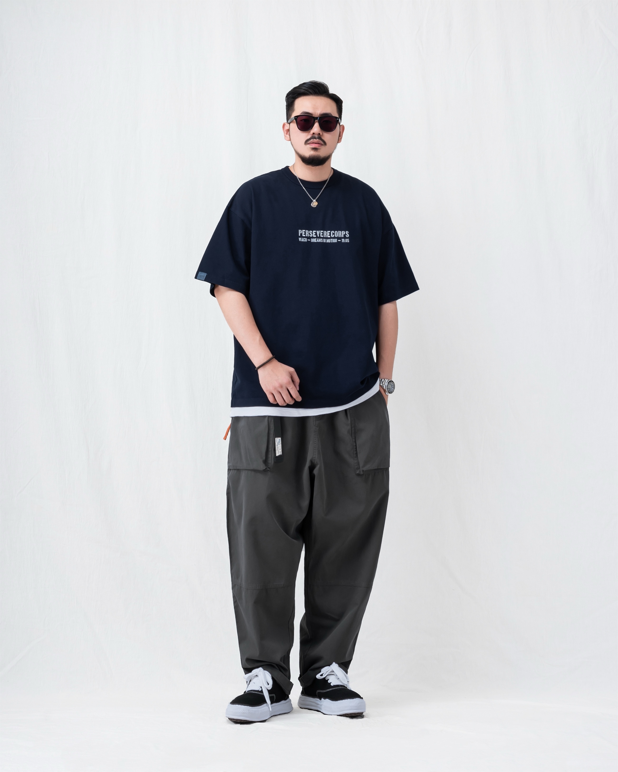 Persevere 3d Pocket Tapered Pants 大口袋 錐形 長褲 橄欖綠 深灰色