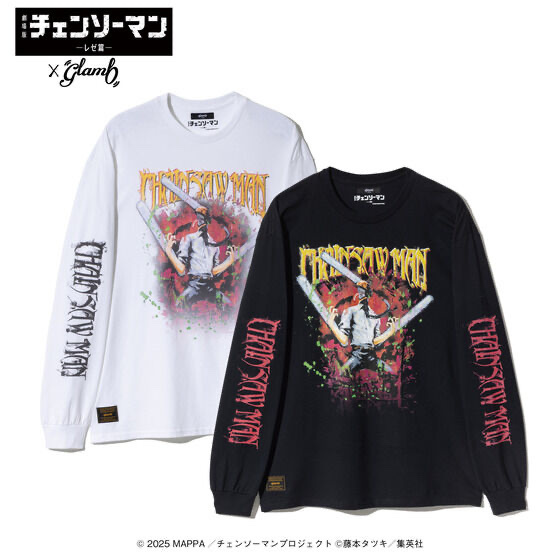 237464 Pbandai 預訂 2025/12月 劇場版『チェンソーマン レゼ編』×glamb Chainsaw Man Cutsew