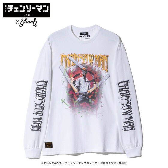 237464 Pbandai 預訂 2025/12月 劇場版『チェンソーマン レゼ編』×glamb Chainsaw Man Cutsew