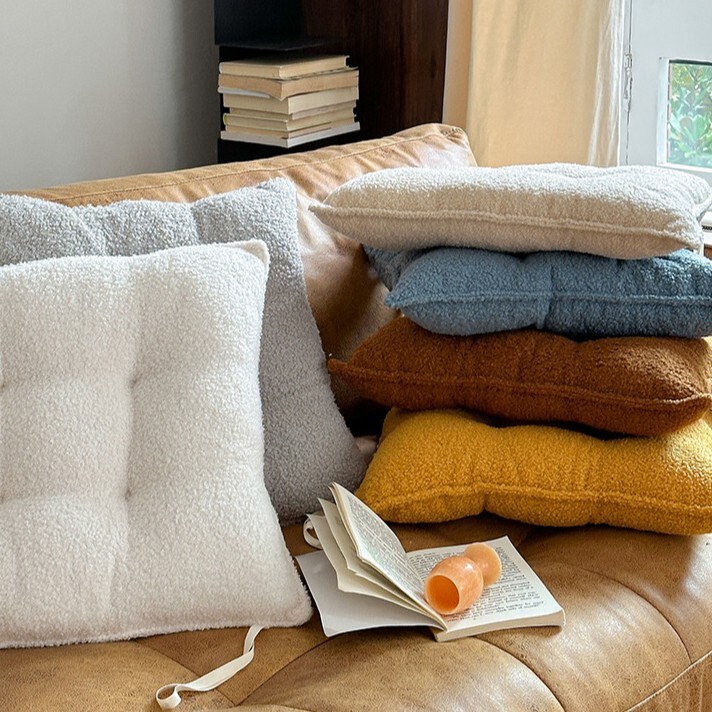 《6249》泰迪絨方形座墊