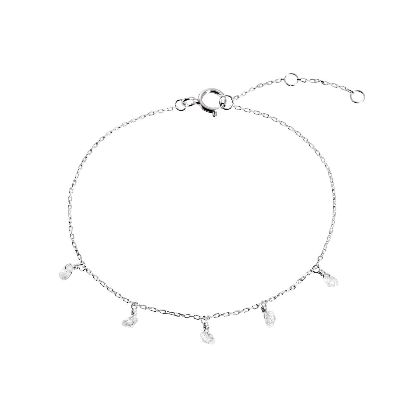 純銀,鋯石,手鍊,平價飾品