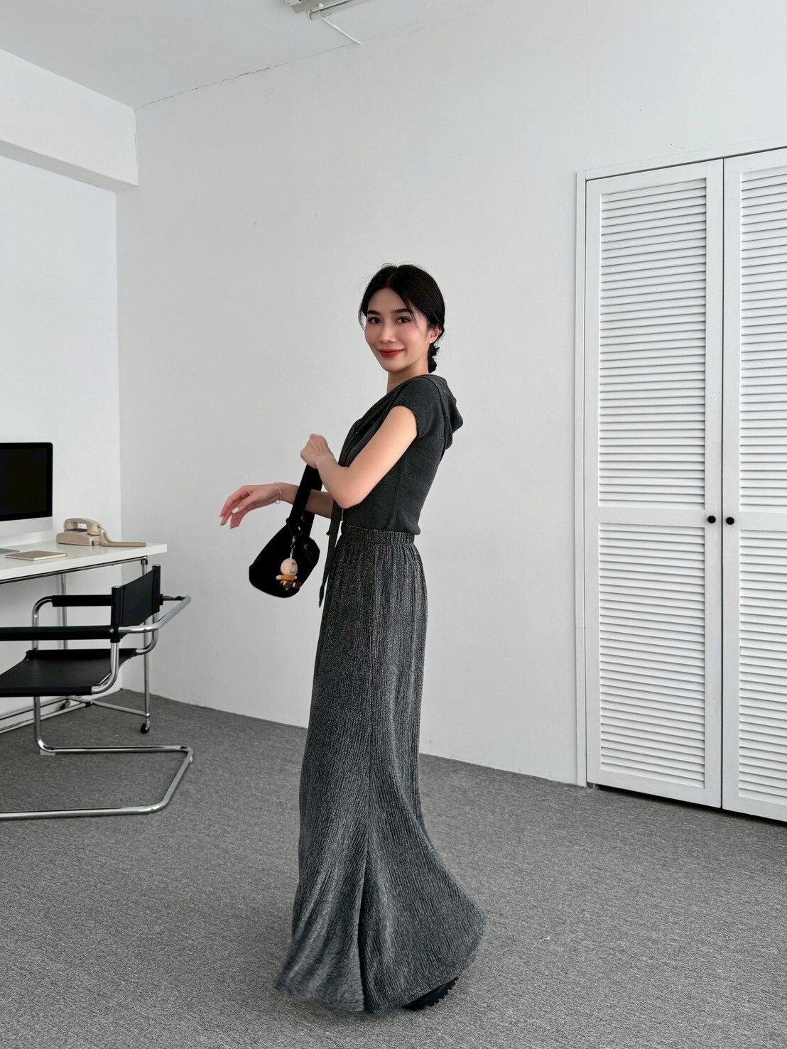 超美韓系薄料長裙