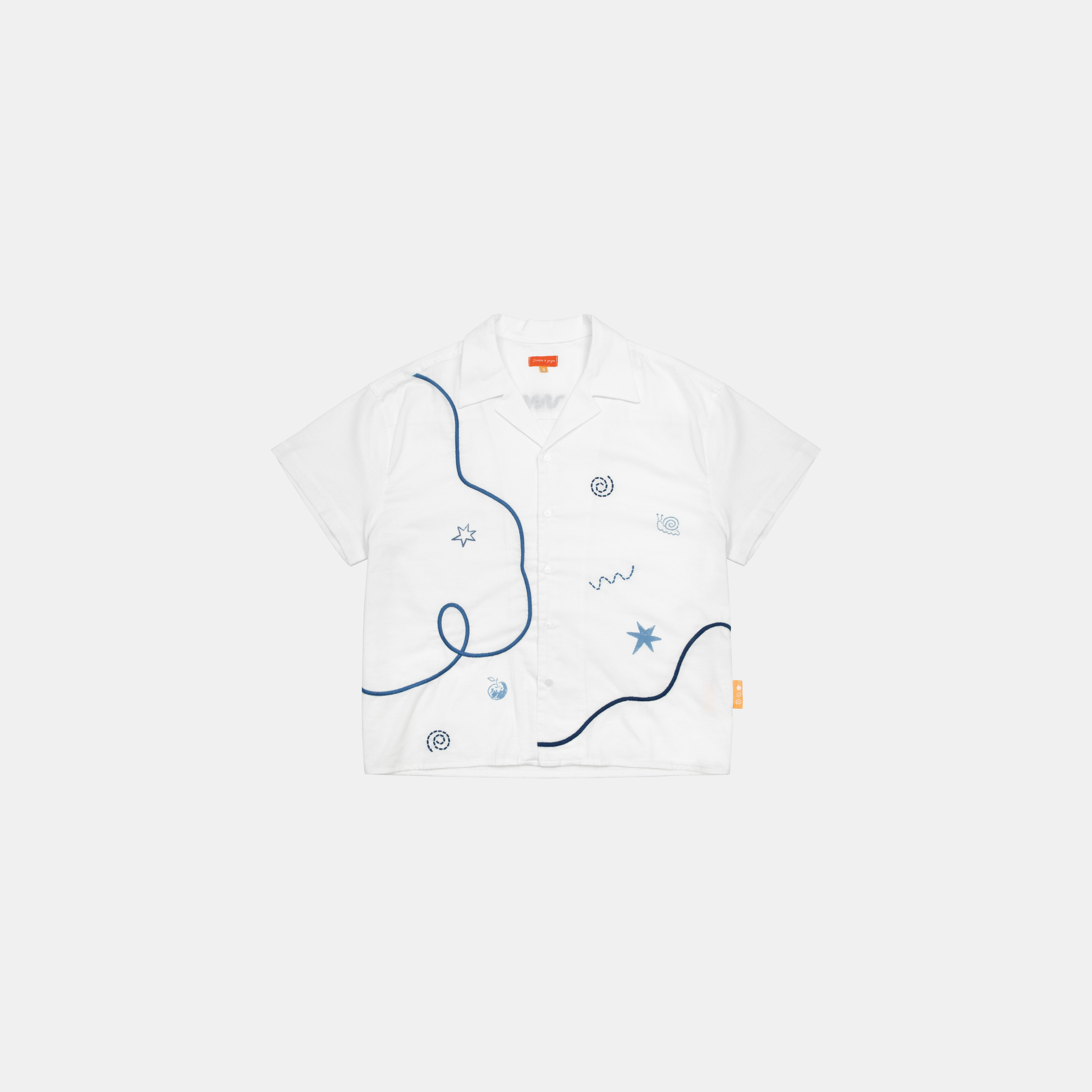 SIMON MADE Shen-005 STARRY TRAIL（星之軌跡）BOXY 古巴 襯衫