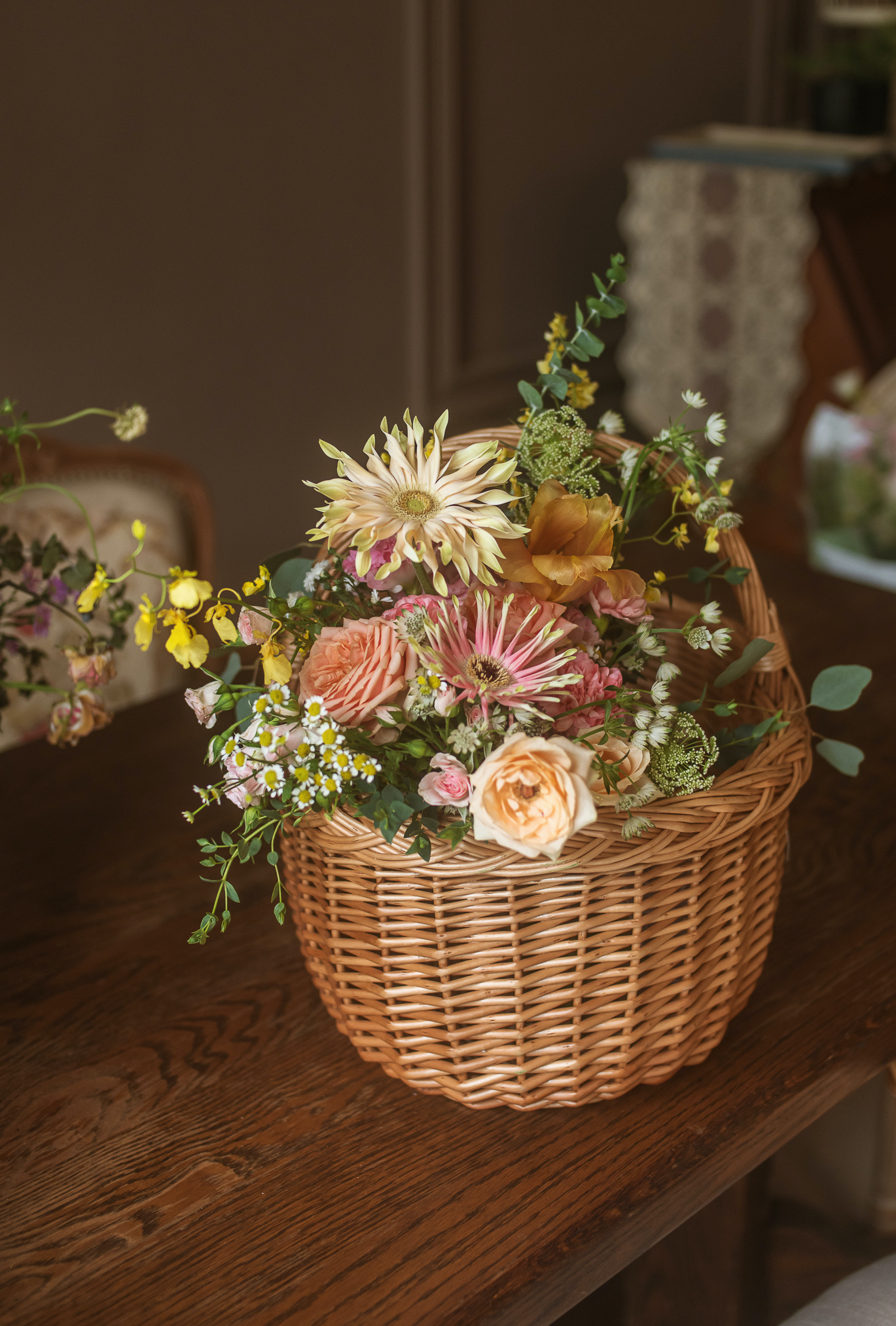 夏日甜橙 |鮮花捧花