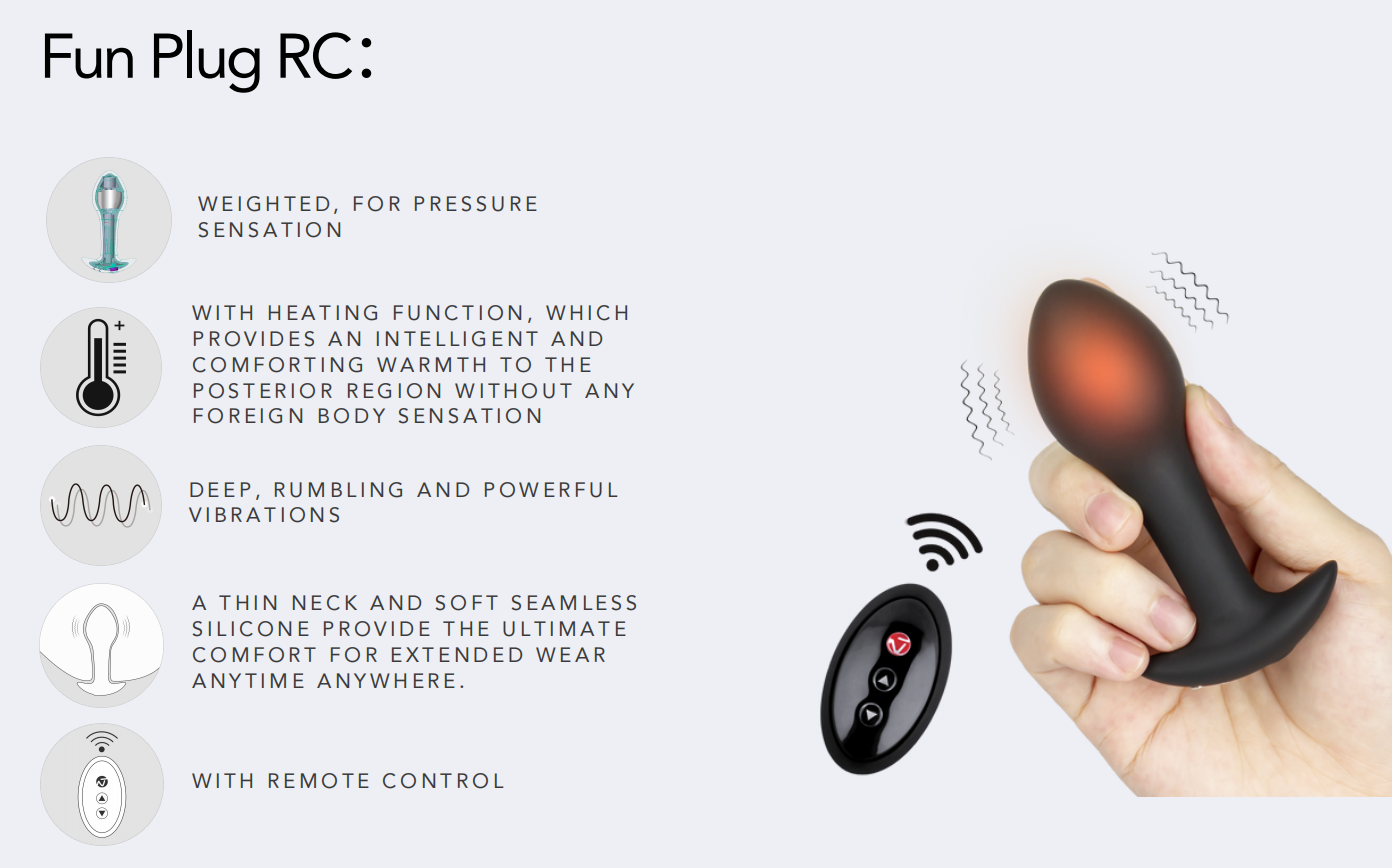 Nomi Tang - Fun Plug RC anal vibrator