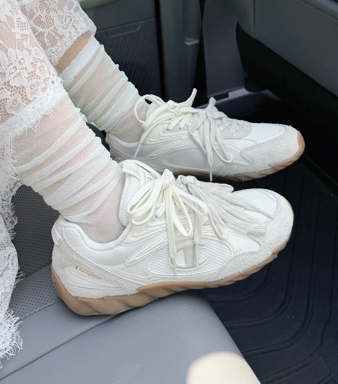 Champion Rochester 羽翼薄底鞋 奶白色 白色 焦糖底 雙鞋帶 復古 薄底鞋 羽翼鞋 女款/預購