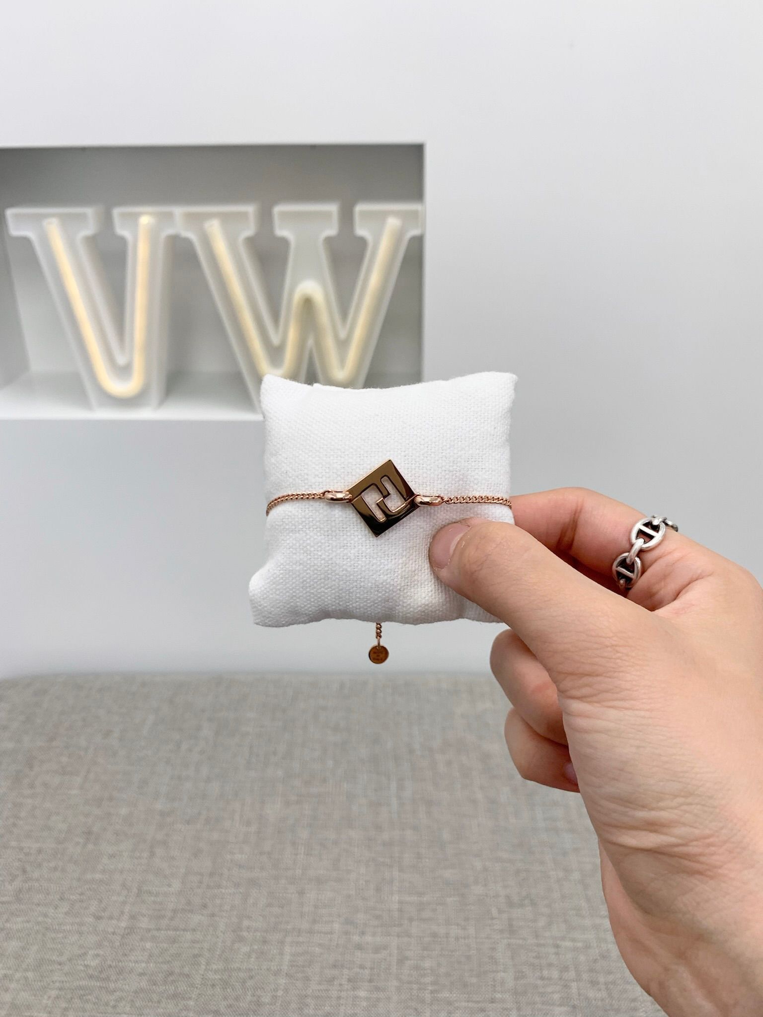 Sale Fendi FF Link Bracelet