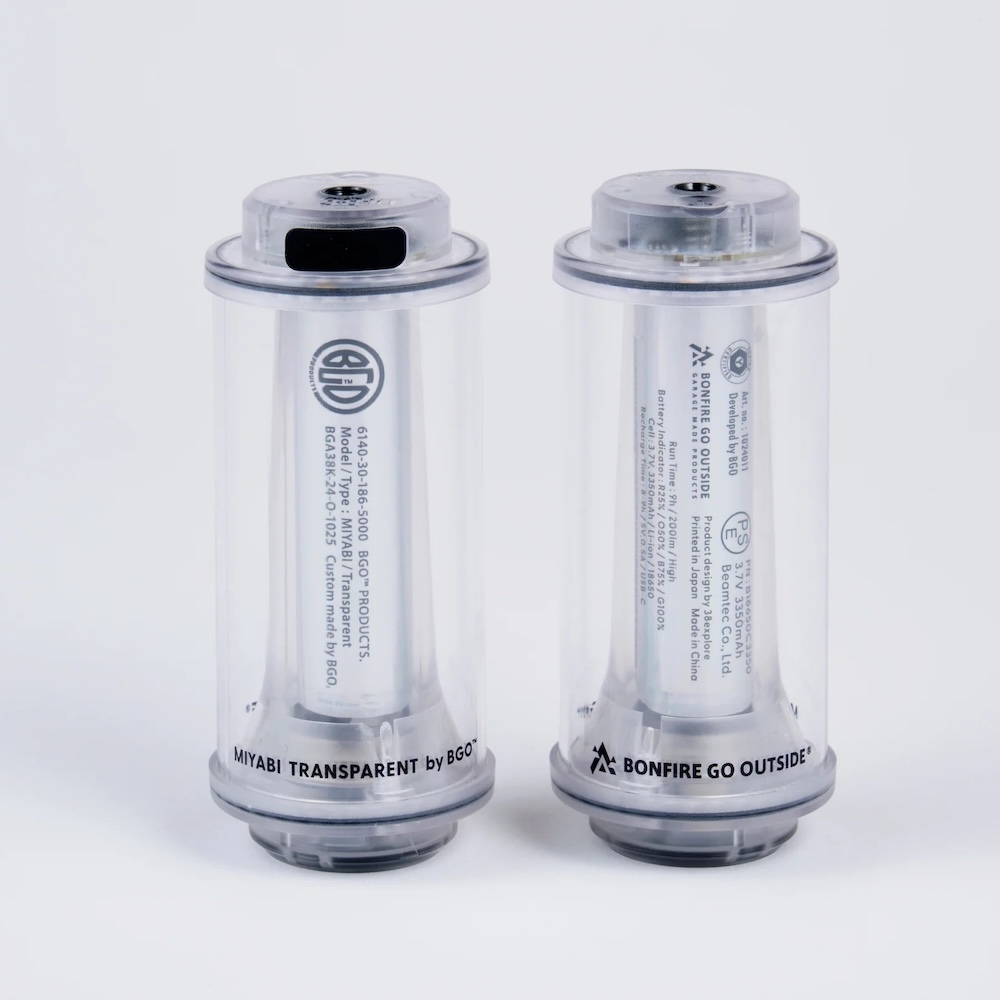 38explore KT38燈MIYABI TRANSPARENT by BGO聯名透明版-含電池