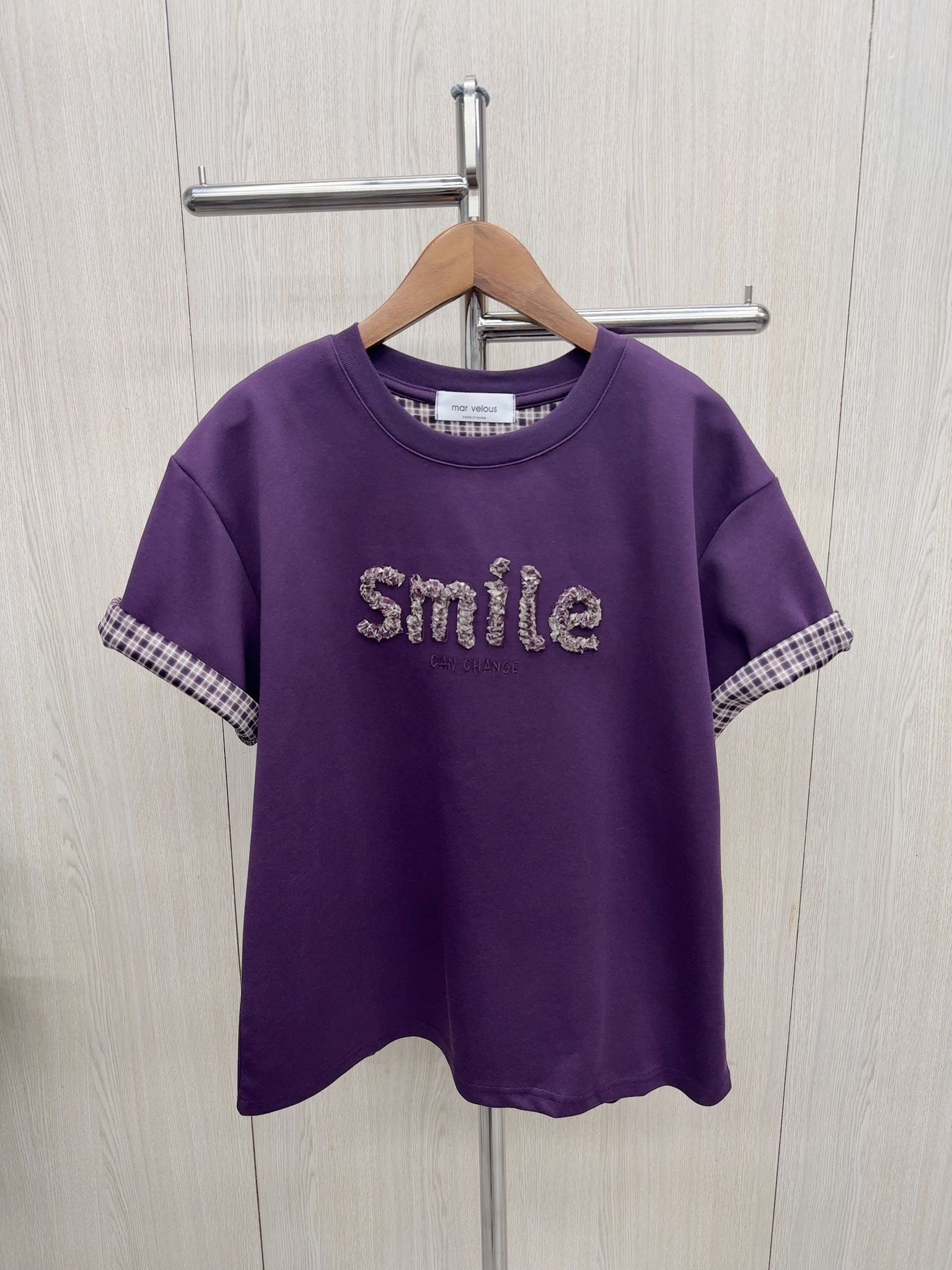 韓國smile 字tee~109O