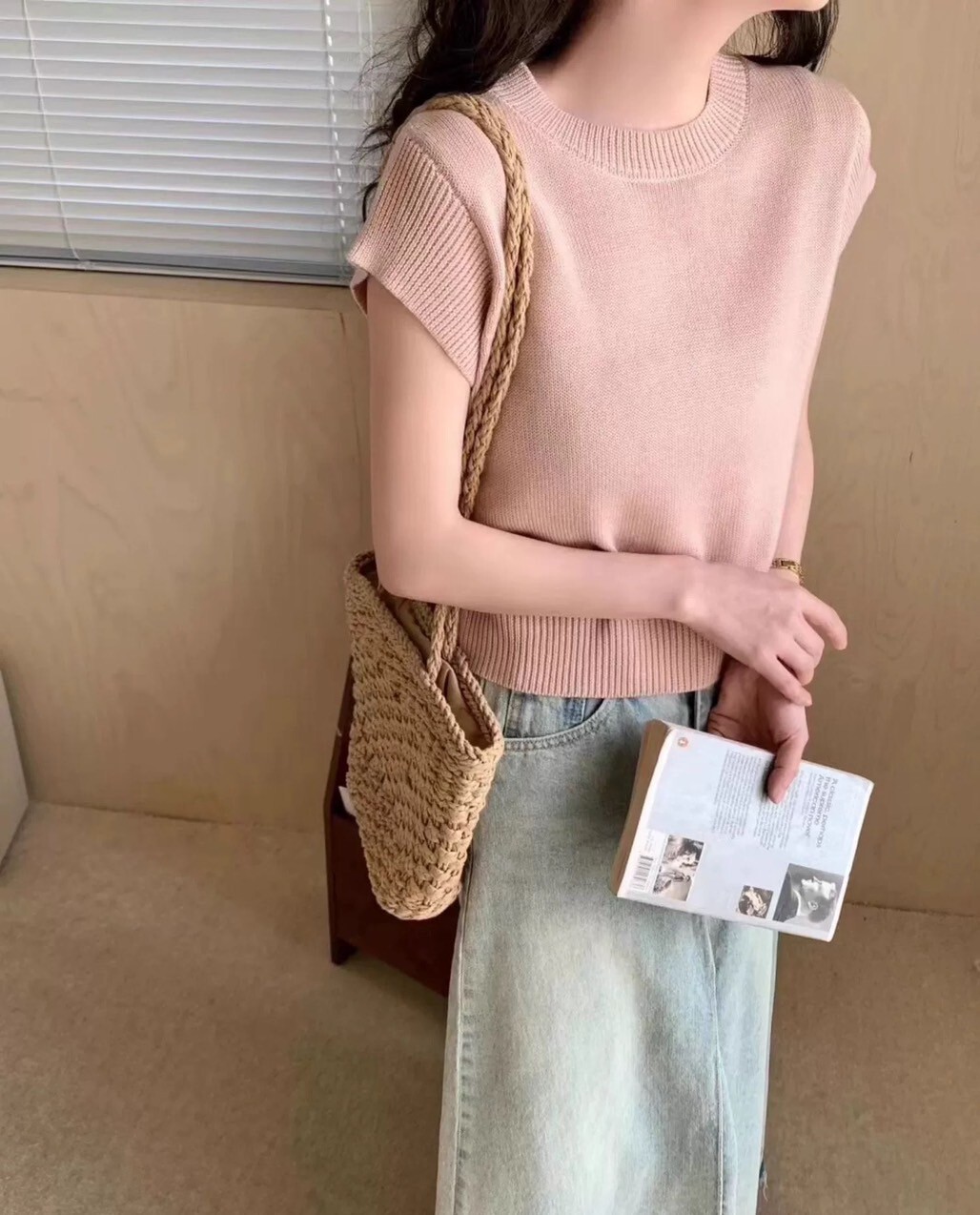 修飾手臂質感針織背心｜針織背心｜修飾手臂｜針織｜背心