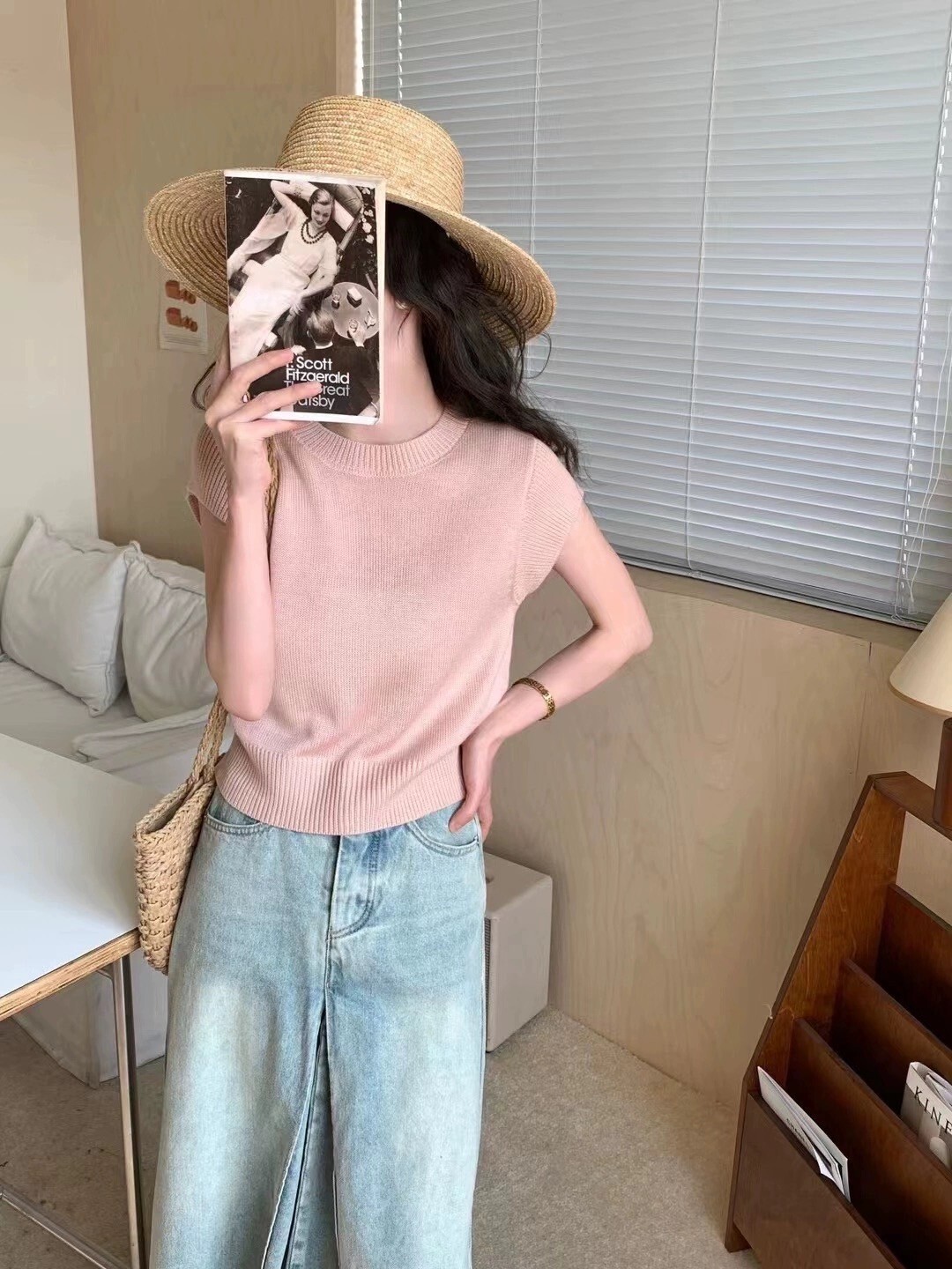 修飾手臂質感針織背心｜針織背心｜修飾手臂｜針織｜背心