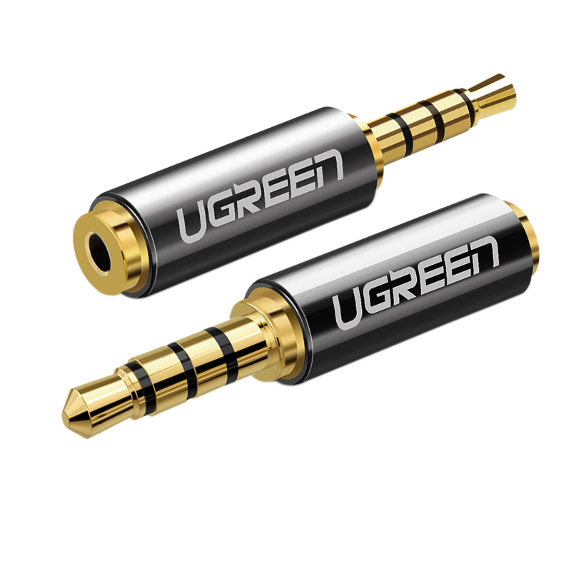 Ugreen 3.5mm公頭轉2.5mm母頭轉接頭 -20502