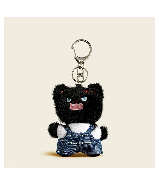 新品  炸毛貓貓吊飾-預購