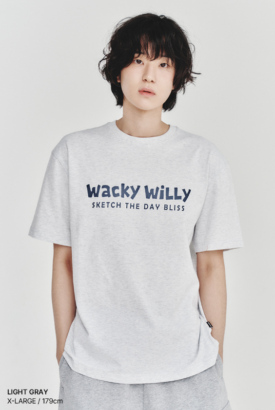 【直播】WACKY WILLY LL0919535 文字LOGO短袖上衣