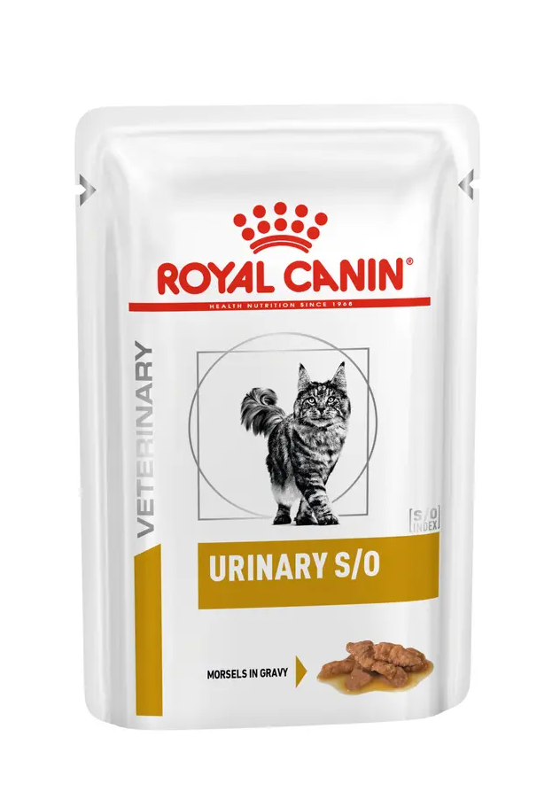 Royal Canin - 獸醫配方 - Urinary S/O Pouch (in Gravy) 成貓泌尿道處方濕包（肉汁）85g (原箱12包)