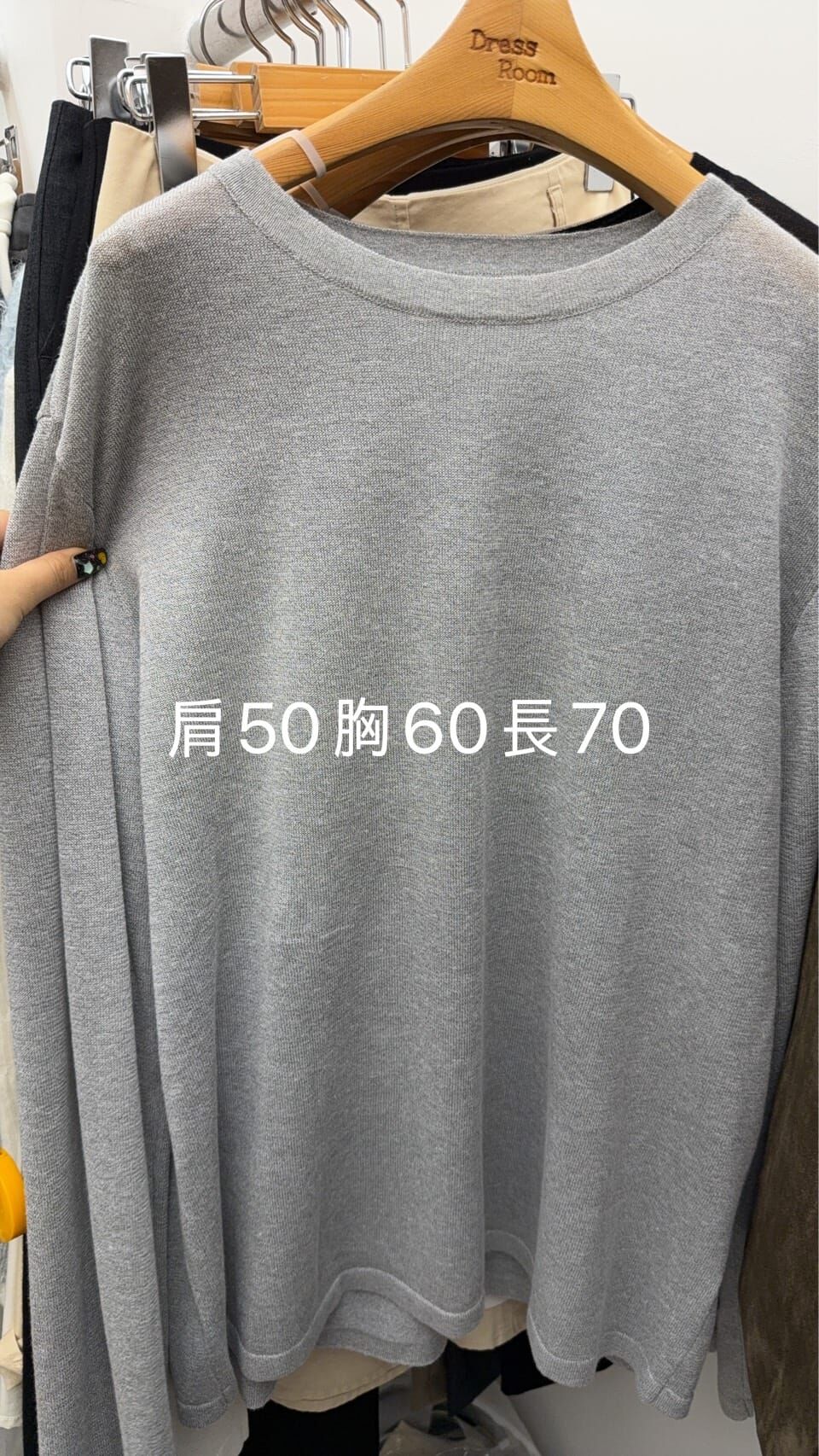 DR5058 透膚圓領百搭長袖上衣