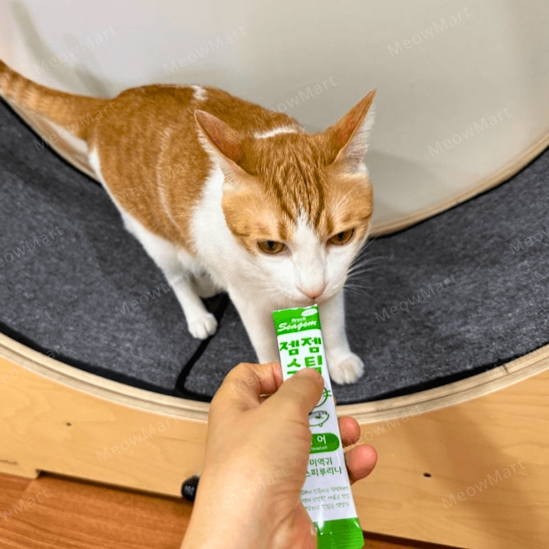 【韓國】Seagem 油甘魚貓狗肉泥 (口腔保健) 12g x 4本