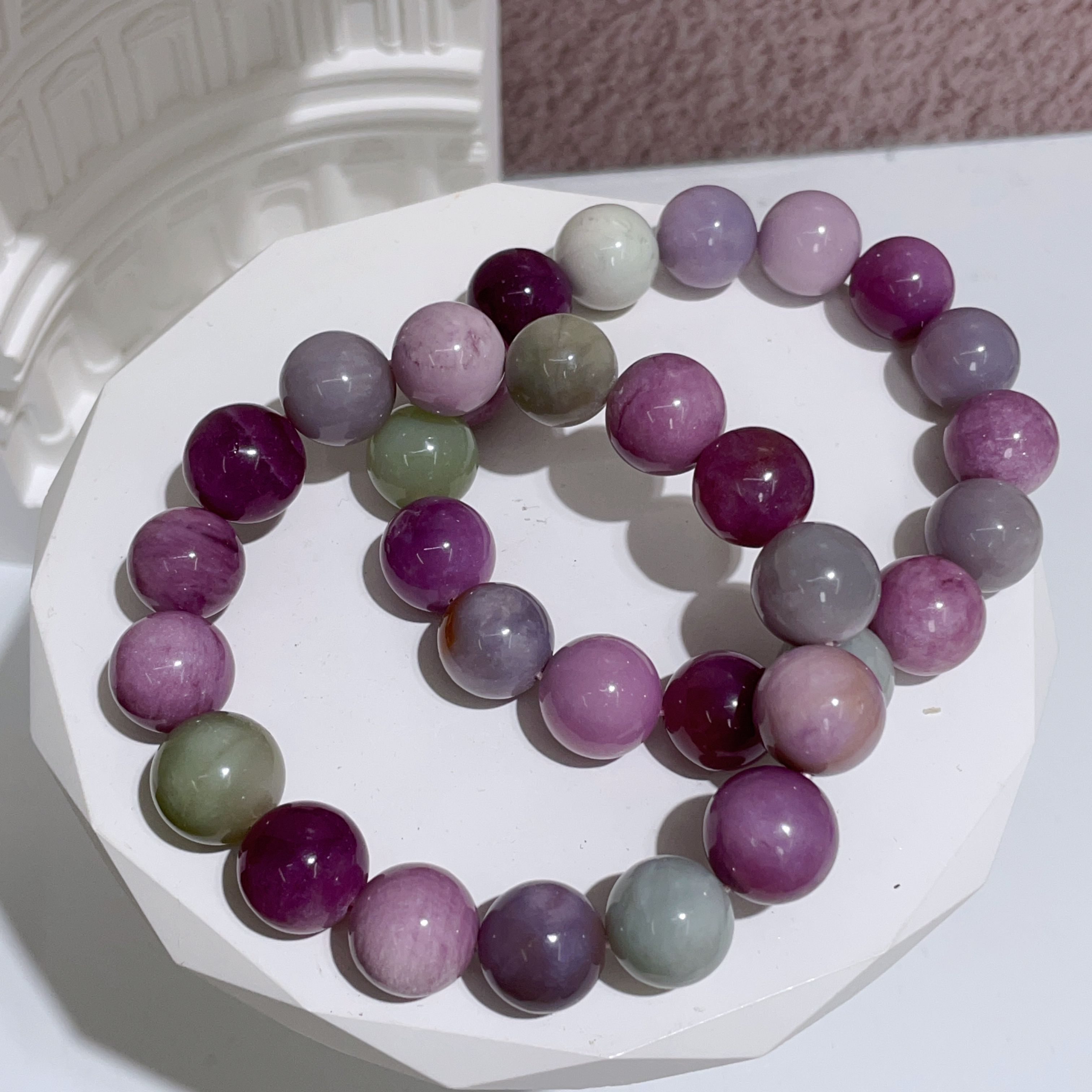 彩舒雲母手串 13mm+