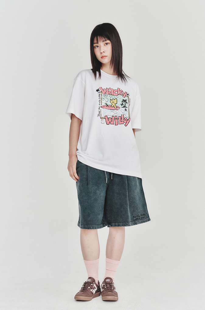 【直播】WACKY WILLY LL0919863 Kiki 假期圖案短袖上衣