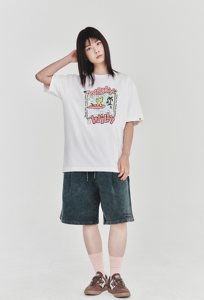 【直播】WACKY WILLY LL0919863 Kiki 假期圖案短袖上衣