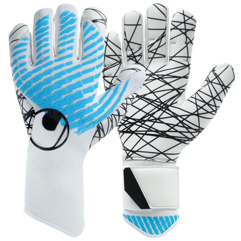 Uhlsport Cybertec Ultragrip HN GOALKEEPER GLOVE  白藍色 龍門手套 (頂級之選)