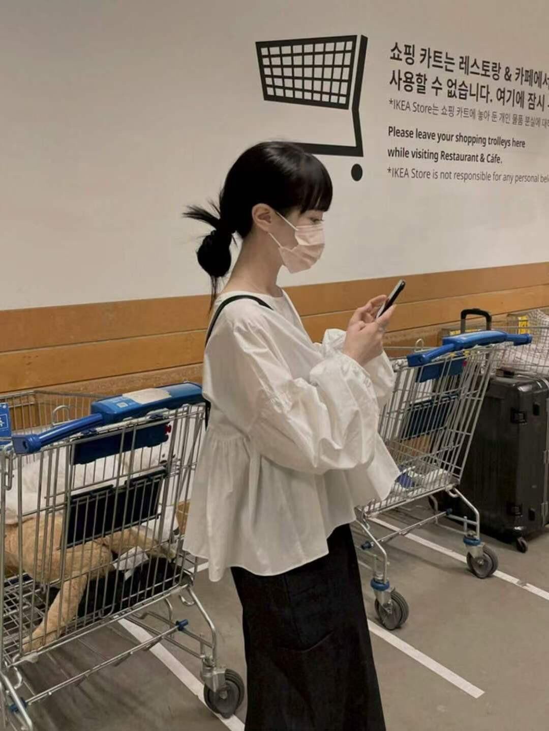 2 way pleated ruffle blouse