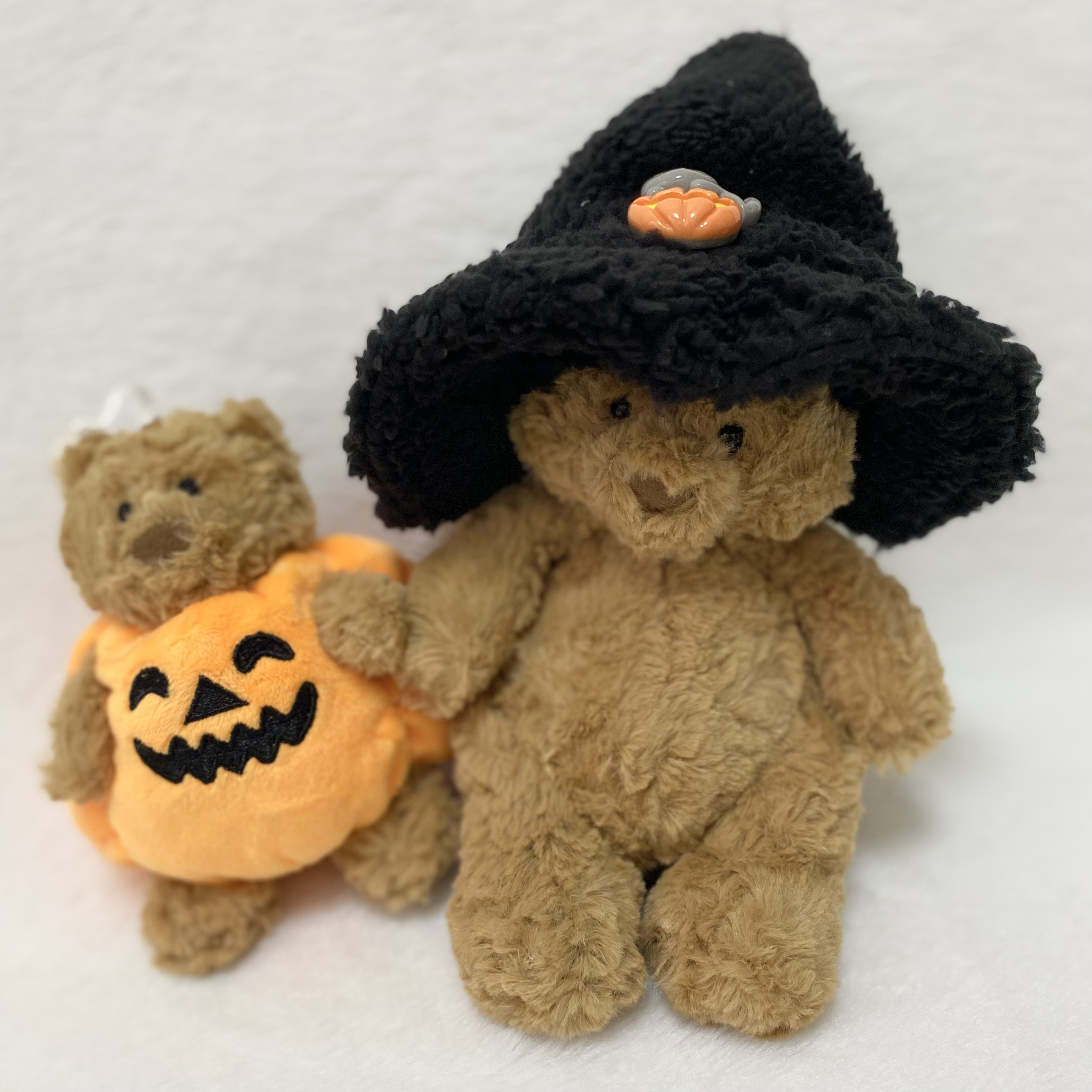Doll Clothes - Halloween Pumpkin and Witch's Hat Set