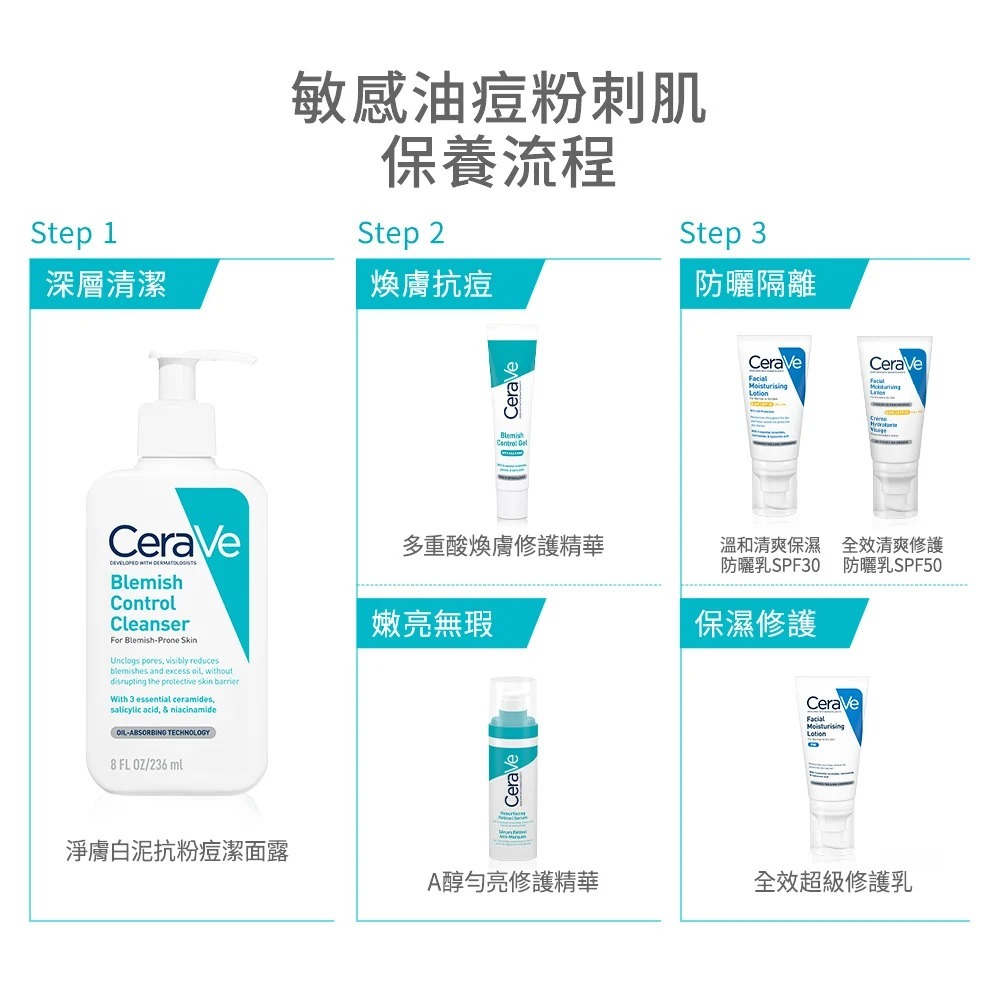 淨膚白泥抗粉痘潔面露