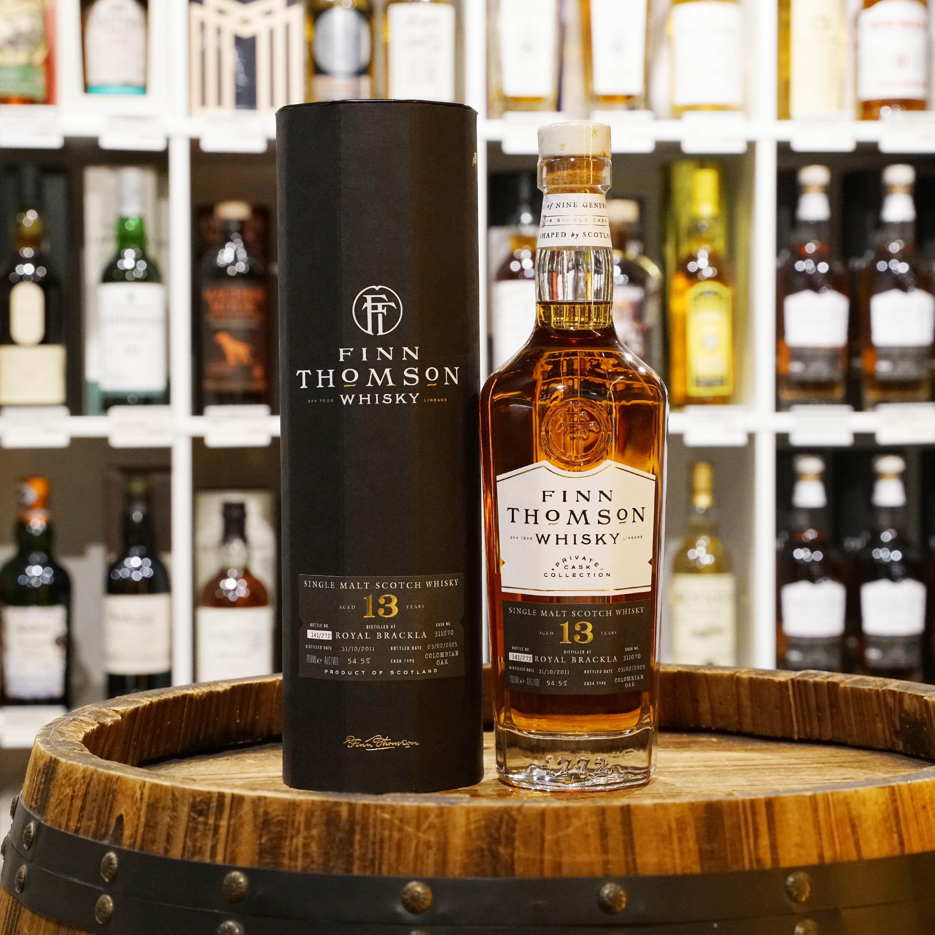 Finn Thomson Royal Brackla Single Malt Whisky 13 Years Old (54.5%)