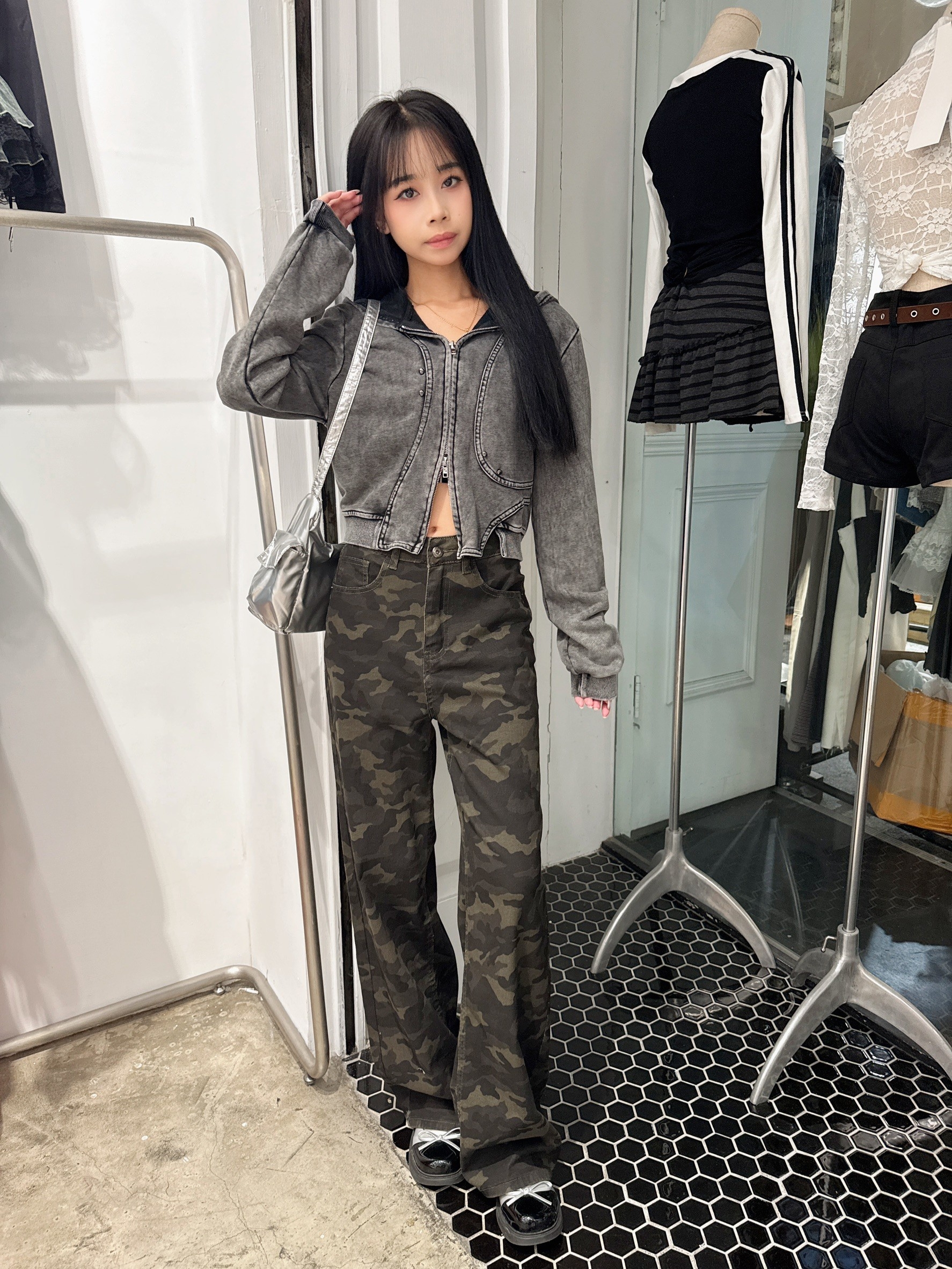 迷彩直筒長褲 5029