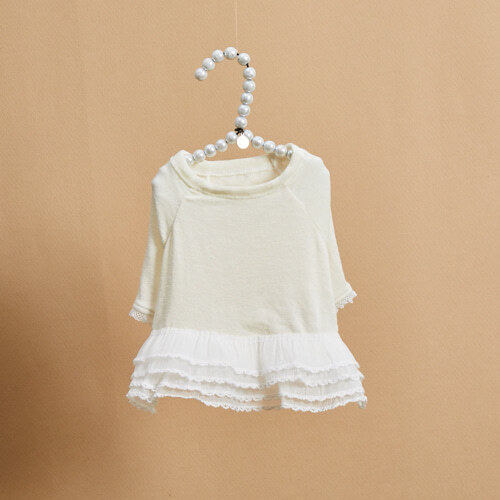 Louisdog 雪白優雅上衣