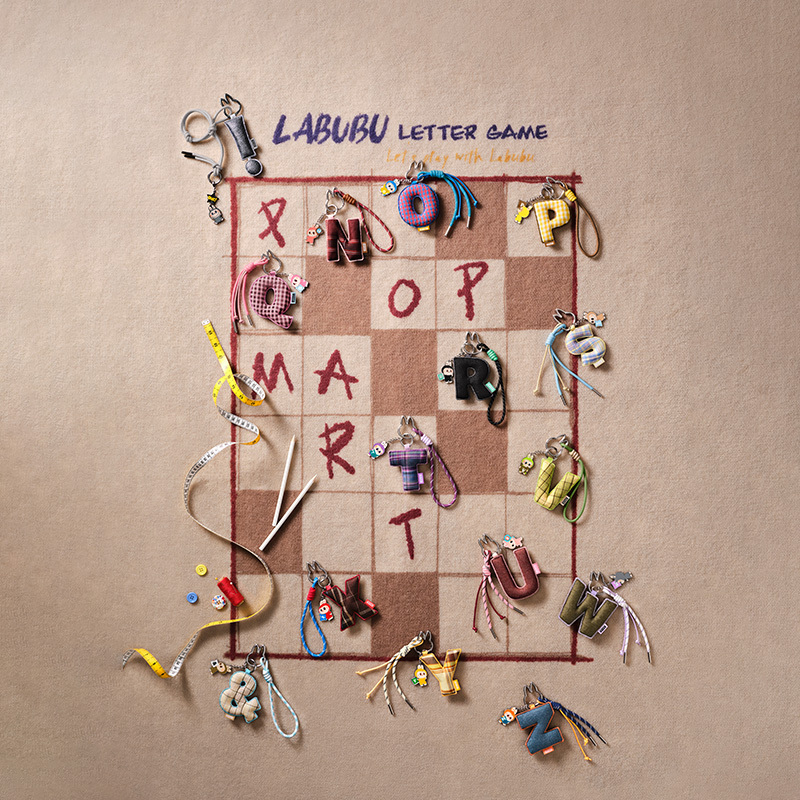 POPMART THE MONSTERS心底密碼系列 - 字母掛件盲盒（A-M）（N-Z）(H9 PO306)