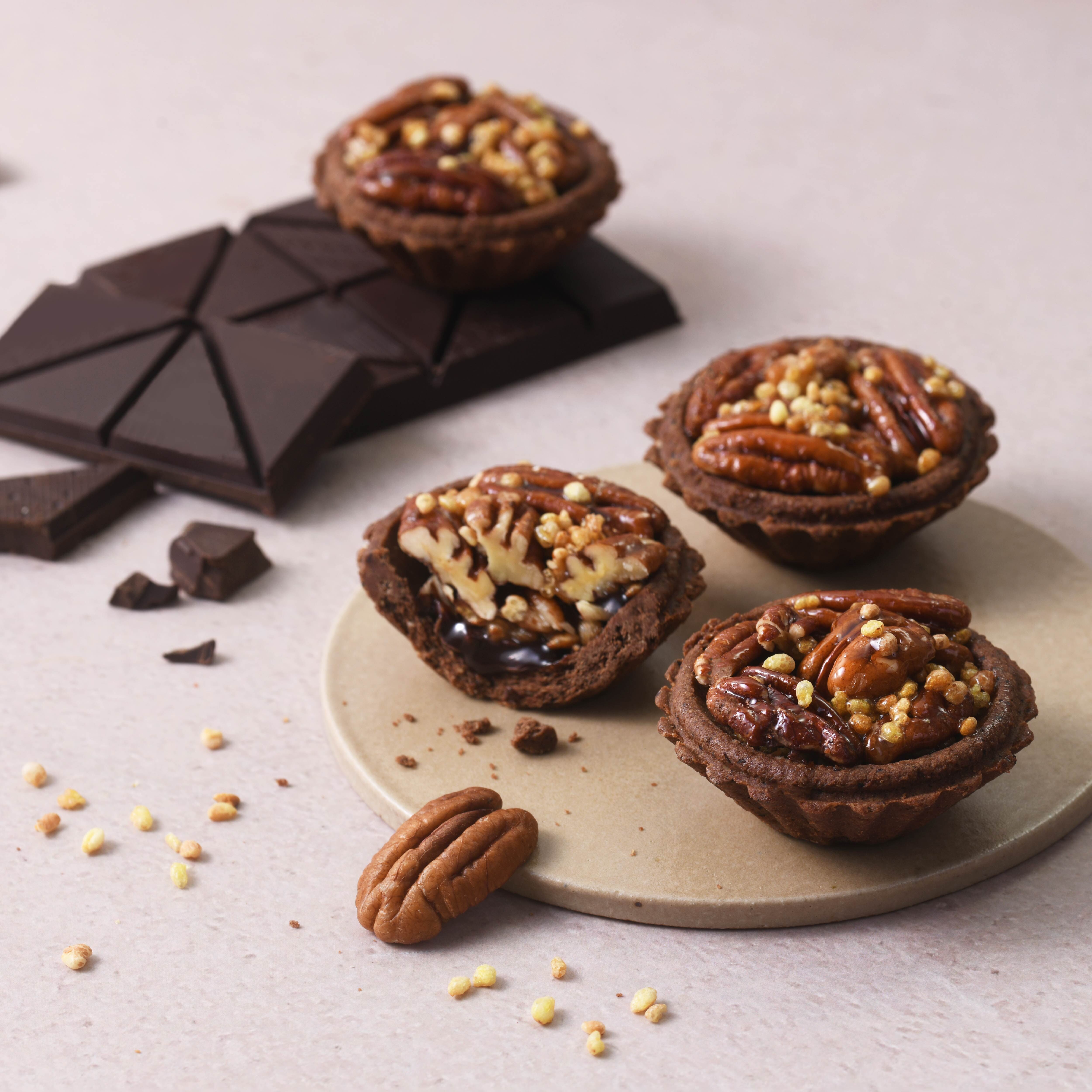 巧克力胡桃塔
